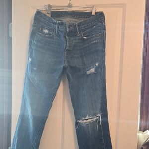 Abercrombie & Fitch Classic Blue Straight Leg Jeans